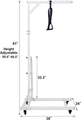 Heavy Duty Adjustable Trapeze Bar for Bed Mobility Assistance