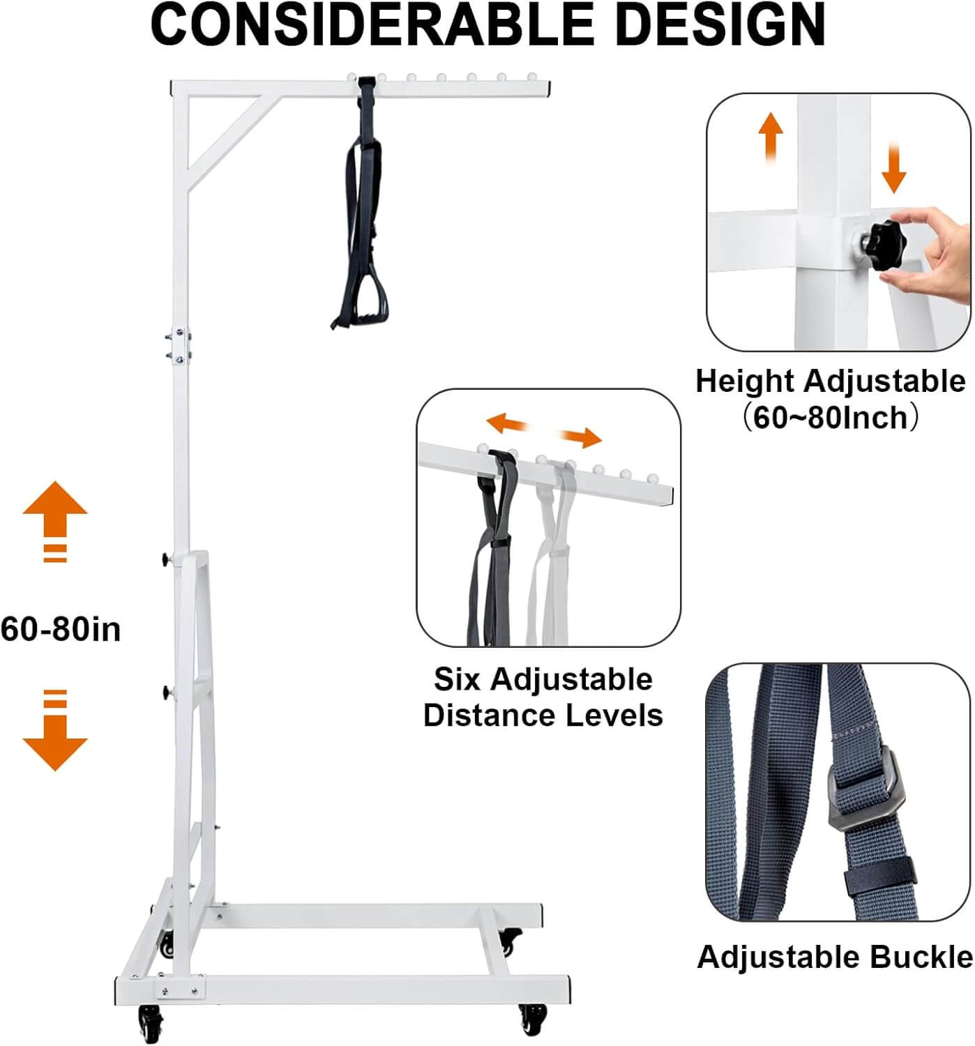 Heavy Duty Adjustable Trapeze Bar for Bed Mobility Assistance