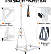 Heavy Duty Adjustable Trapeze Bar for Bed Mobility Assistance