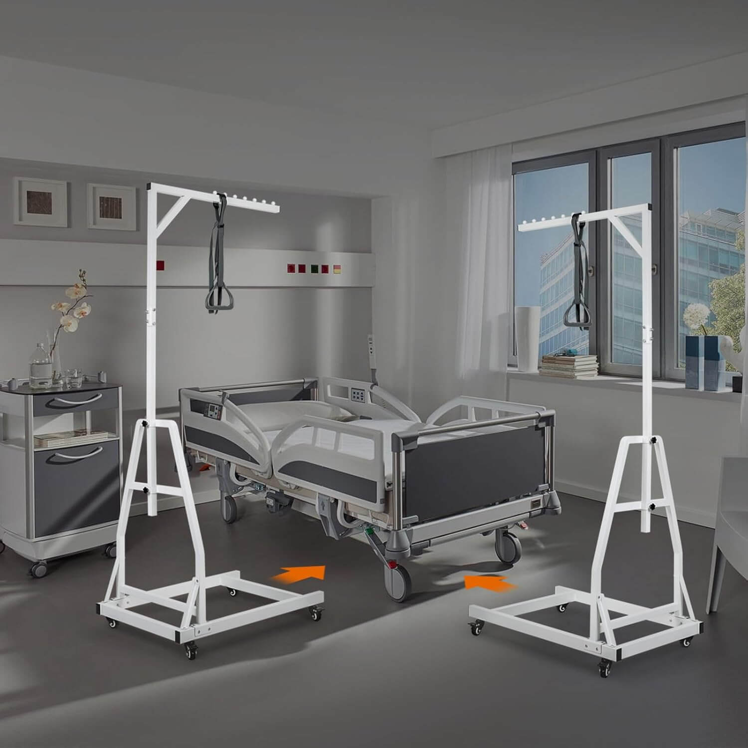 Heavy Duty Adjustable Trapeze Bar for Bed Mobility Assistance