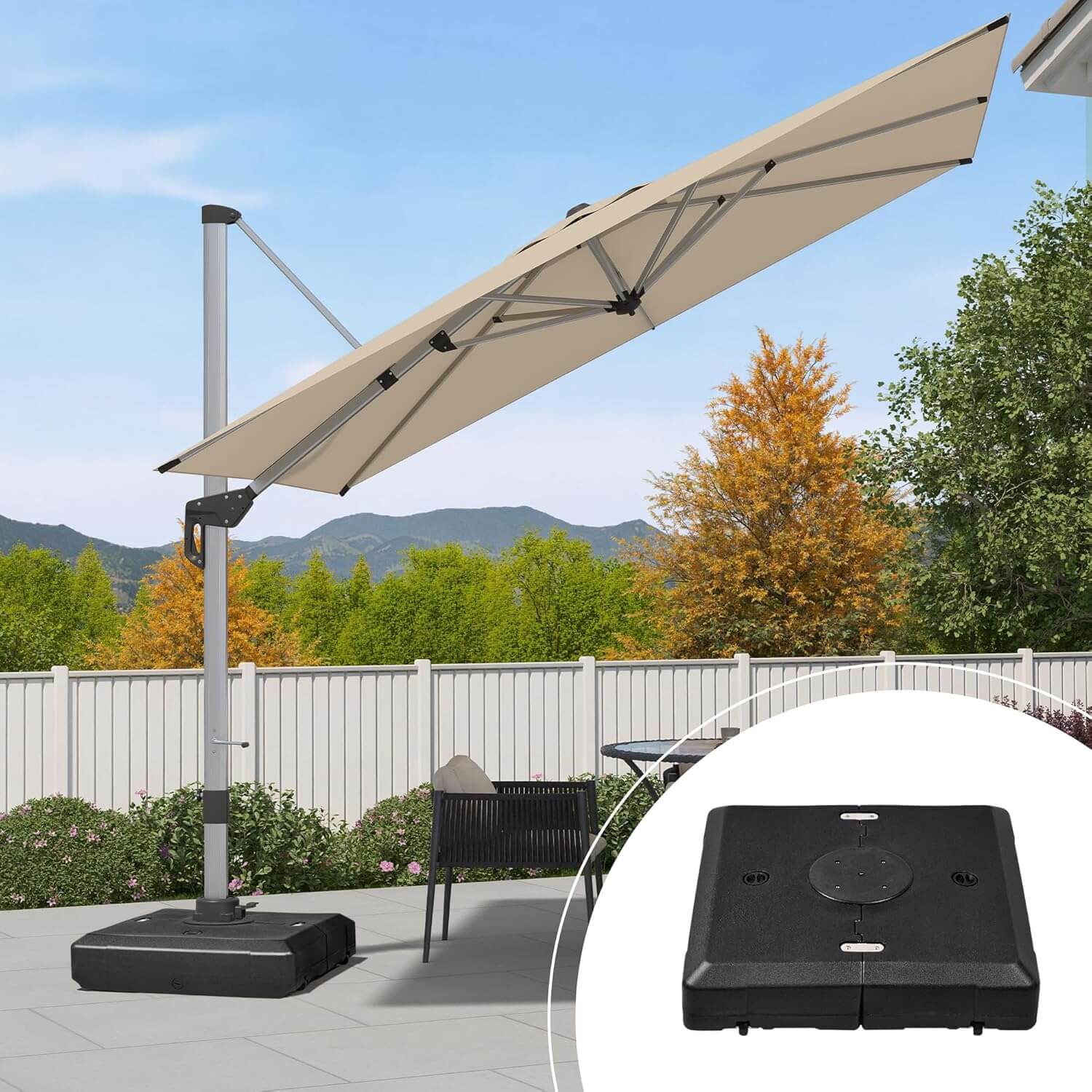 Heavy Duty Patio Umbrella Base