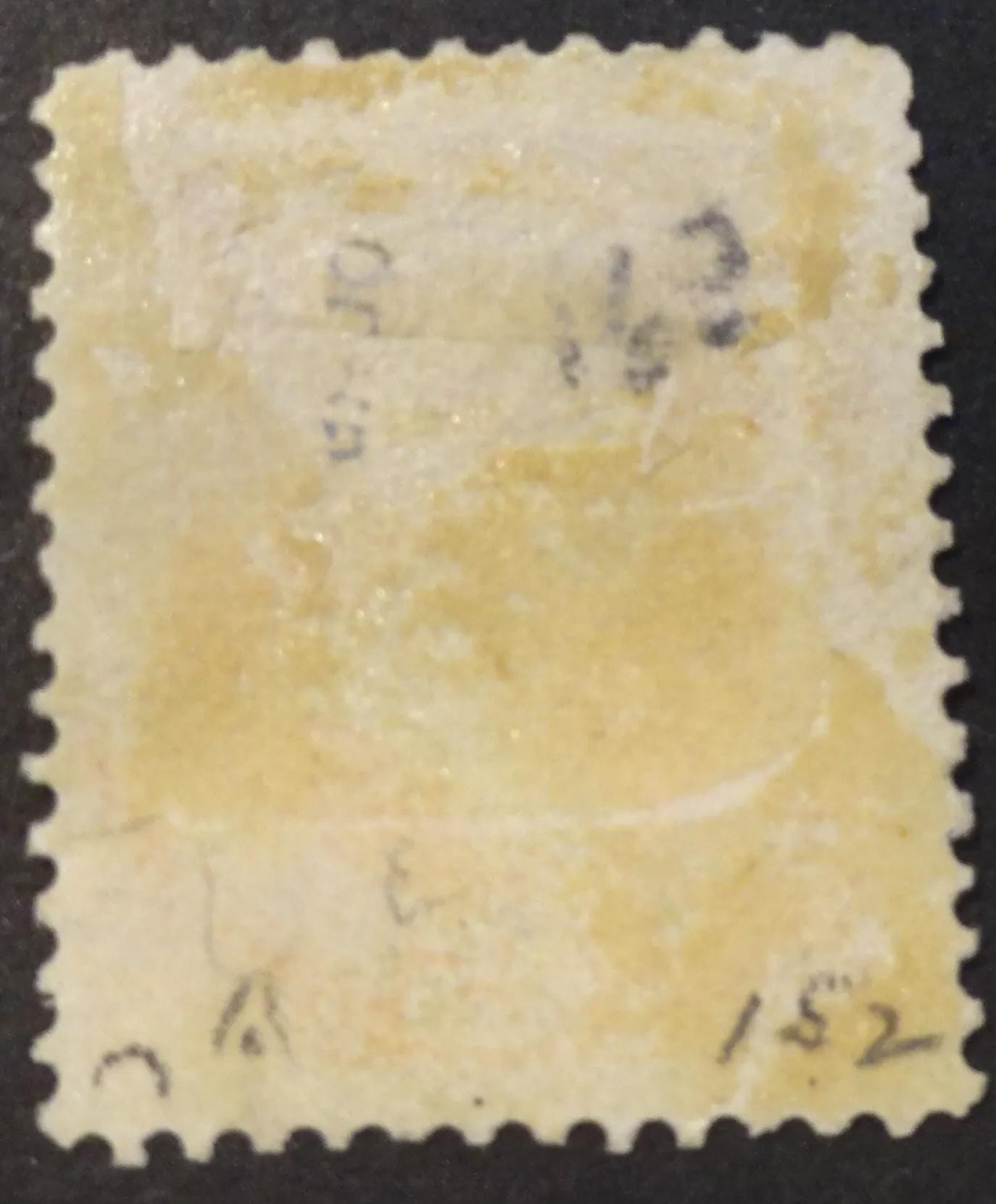 US Stamp #152 Daniel Webster 1870 Deep Orange 15 cents Unused Hinged Catalog Value 3500