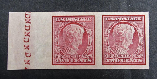 Pair of 2 Left Block Plate US Scott Stamp 