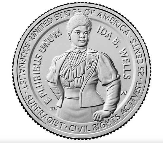 American Women Quarters 2025 Ida B. Wells Denver (D) Mint Uncirculated Limited Supply "Includes Plastic Coin Holder