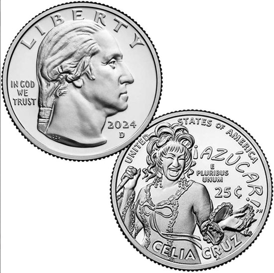 American Women Quarters 2025 Celia Cruz Denver (D) Mint Uncirculated Limited Supply "Includes Plastic Coin Holder