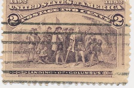 US Stamp #231 2 Cents Violet  Columbian Exposition  Issue 1893