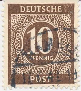 1954 Jordan Stamp 1954 Airmail - King Hussein 7 Difference Stamps