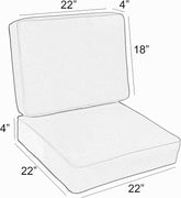 Indoor Outdoor Cushion Set