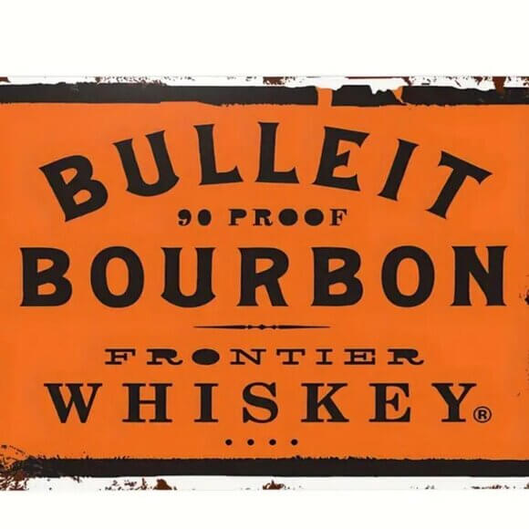 Bulleit Bourbon Whiskey Art Sign