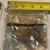 Set of 4 Chinese Satin Silk Purse