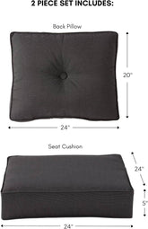 Outdoor Sunbrella Deep Seat Cushion Set
