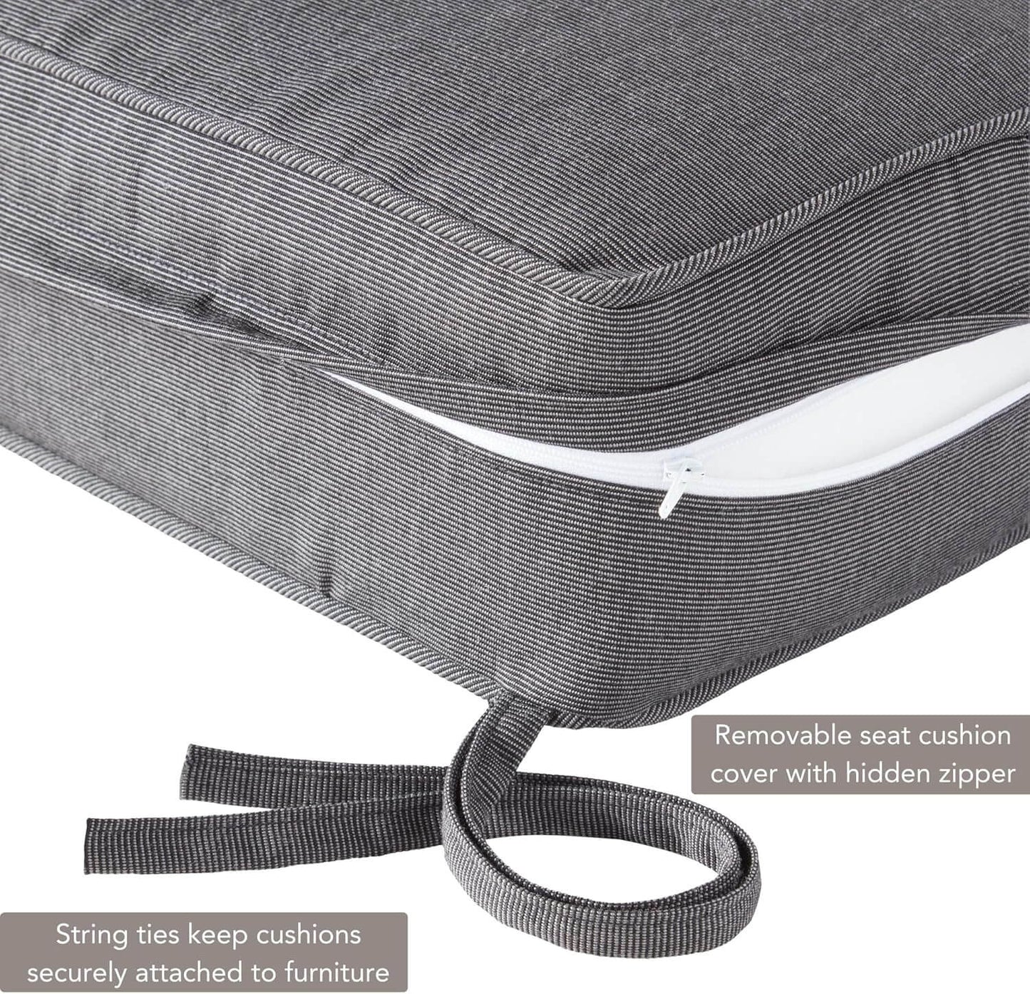 Outdoor Sunbrella Deep Seat Cushion Set
