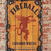 Fireball Cinnamon Whisky Signage 12x8