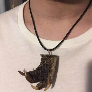 Louisiana Alligator Foot Claw Necklace