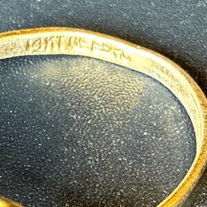 Heart Shaped 10K Electroplated Ring