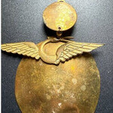Vintage 1940s Brass Heart Pin Brooch