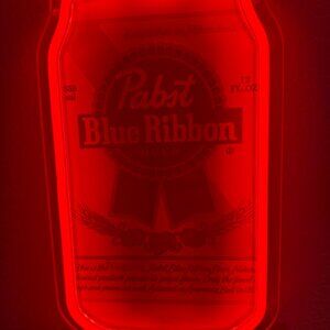 Pabst Blue Ribbon 6"x12" LED Neon Wall Art