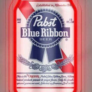 Pabst Blue Ribbon 6"x12" LED Neon Wall Art