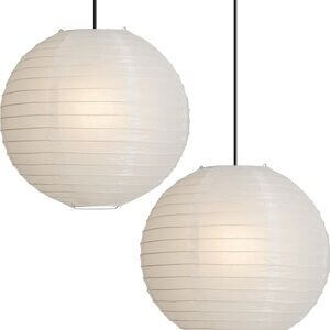 White Paper Lantern Lamp Shades