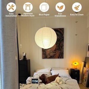 White Paper Lantern Lamp Shades