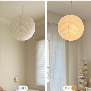 White Paper Lantern Lamp Shades